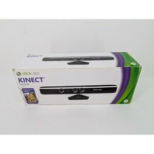 Genuine OEM Microsoft Xbox 360 Kinect Camera Sensor 1414 Black Cables Box TESTED